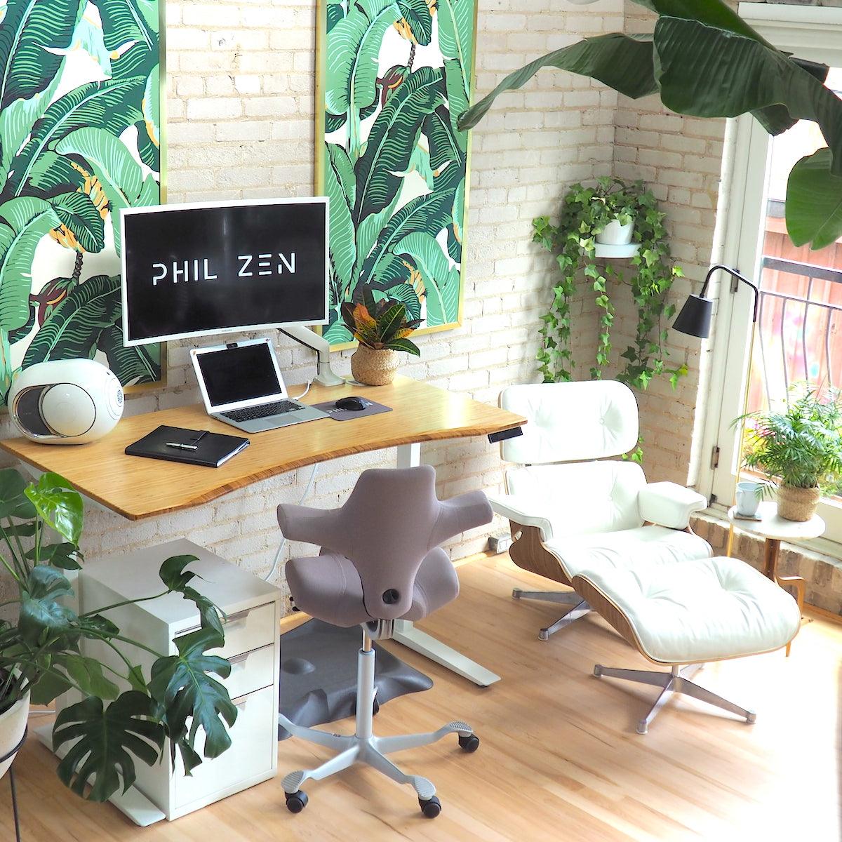 Ultimate Guide to Creating a Happy, Healthful Work-From-Home Office - Phil Zen Design  - Best 2023 Home Office Chairs Desk & Decor