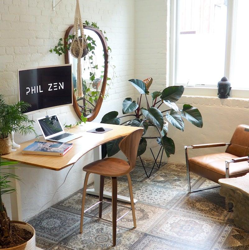 6 easy steps for achieving a biophilic workspace! - Phil Zen Design  - Best 2023 Home Office Chairs Desk & Decor