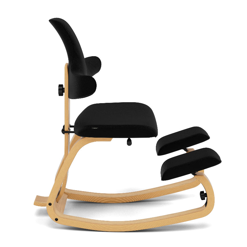 Varier Tonal Black - Light Browb Lacquered Ash