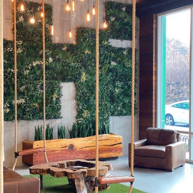 fake plant wall hanger Artificial Plant 3'x3' Wall Panels Look Real I Suite Plant by Phil Zen
