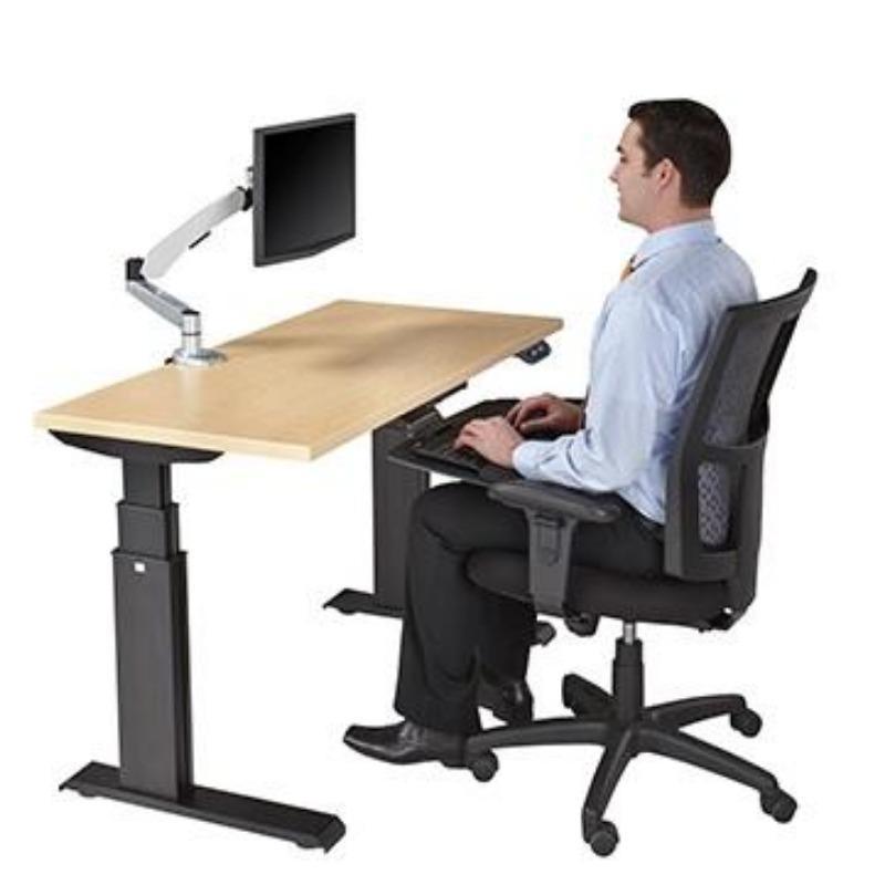 NewHeights™ Corner Height Adjustable Standing Desk