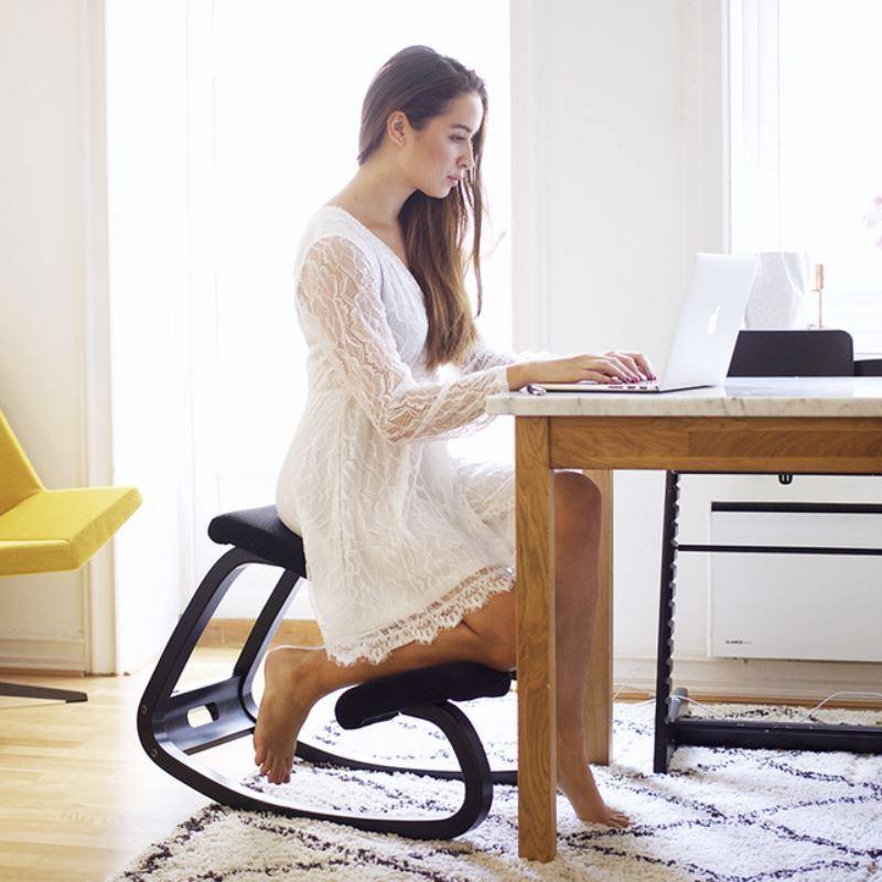 Desk chair that promotes good posture?  Ergonomic desk chair, Stand up desk,  Kneeling chair